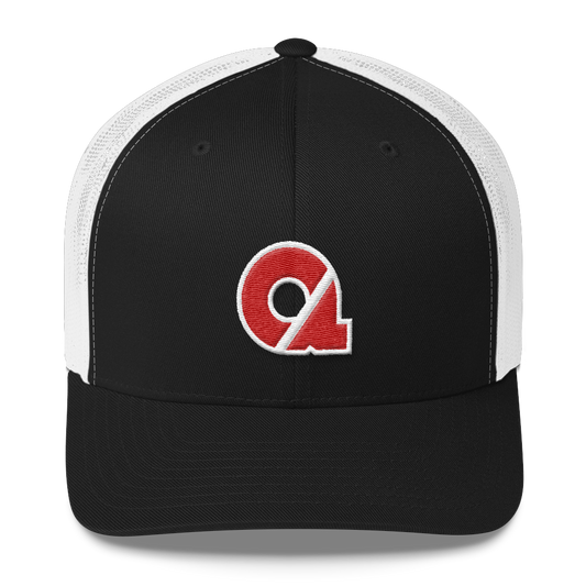 Trucker Cap - Red CA Logo w/White Trim