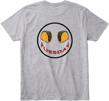 Taco Tuesday Smiley T-Shirt (left chest logo/ large back)