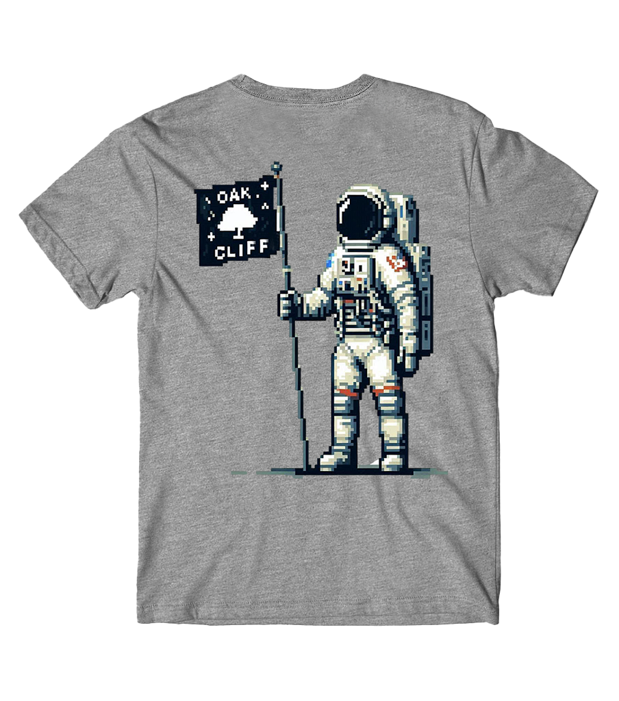 Oak Cliff Astronaut (front and back)