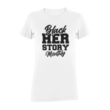 Black HER Story Fitted T-Shirt