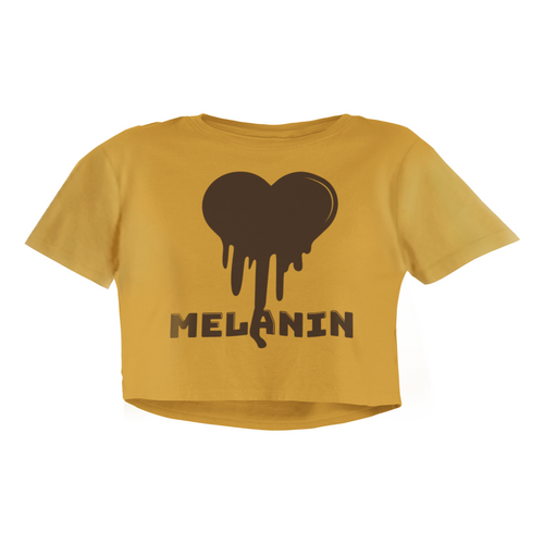 Melanin Drip Cropped T-Shirt