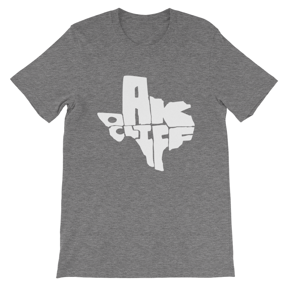 Oak Cliff Texas White Print T-Shirt