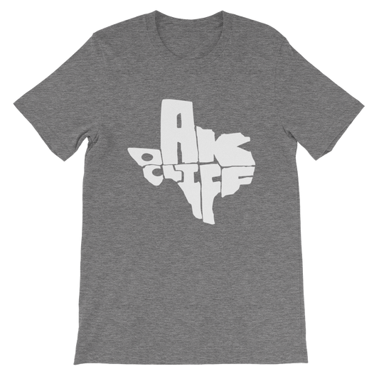Oak Cliff Texas White Print T-Shirt