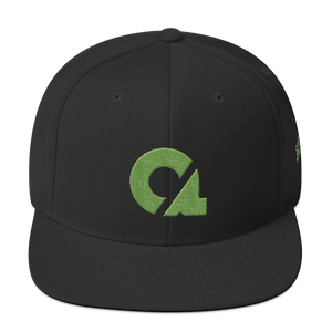 Culture Ace Lime Green Logo Snapback Hat
