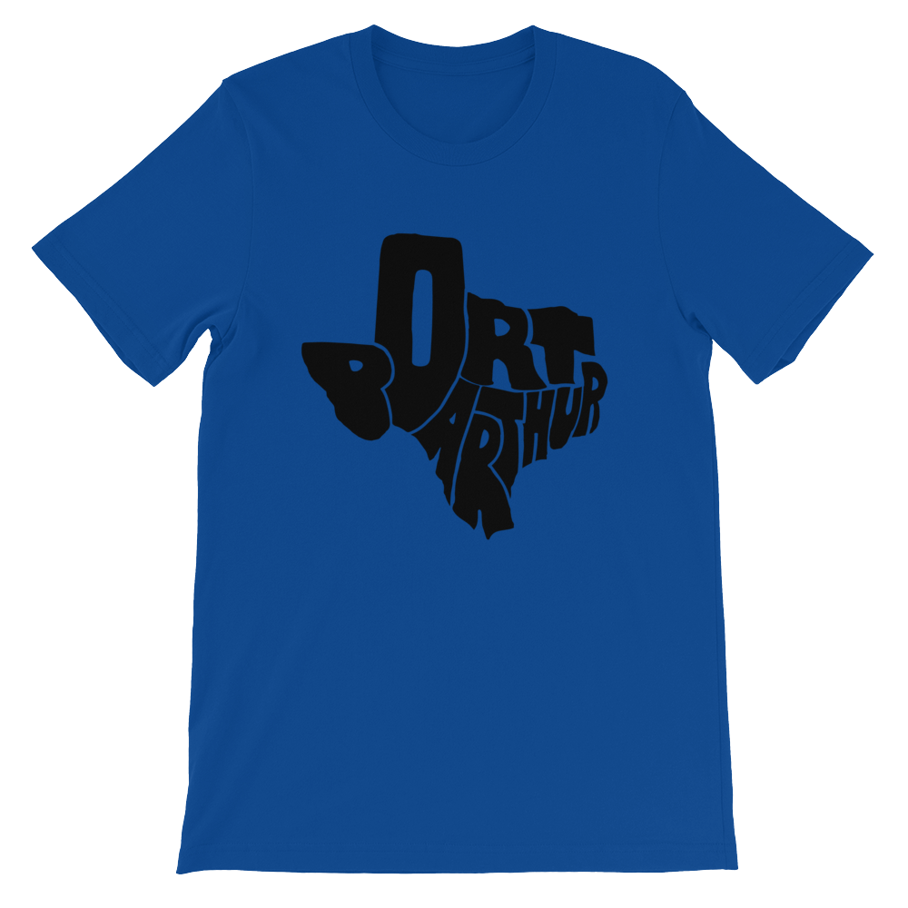 Port Arthur Texas Black Print T-Shirt