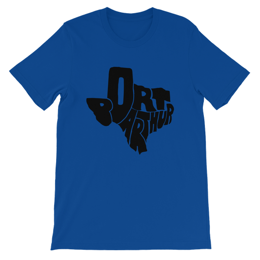 Port Arthur Texas Black Print T-Shirt