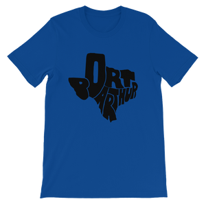 Port Arthur Texas Black Print T-Shirt
