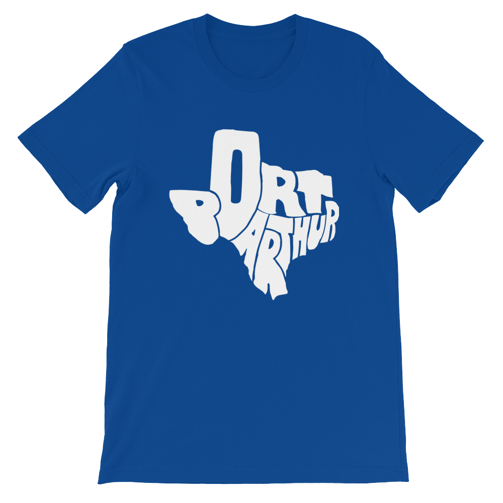 Port Arthur Texas White Print T-Shirt