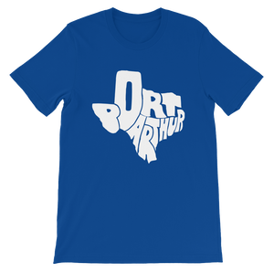 Port Arthur Texas White Print T-Shirt