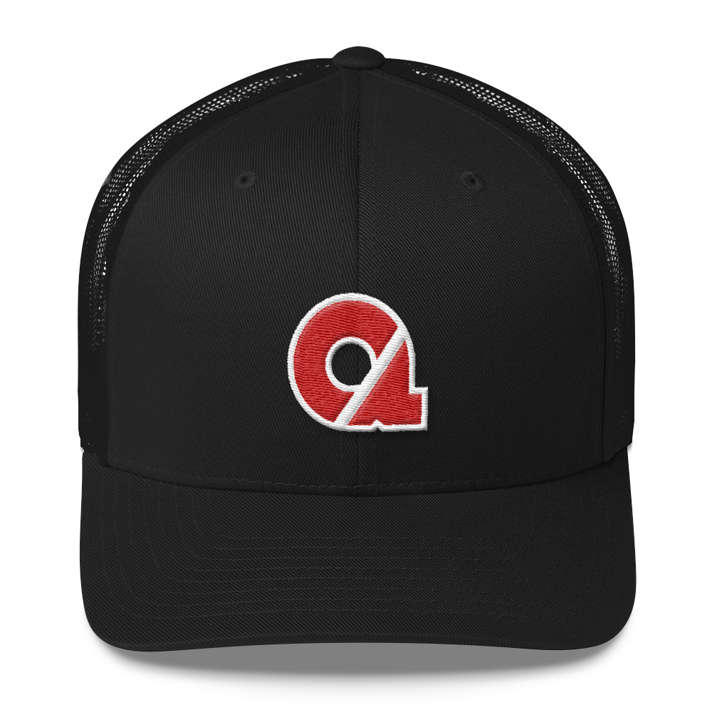 Trucker Cap - Red CA Logo w/White Trim