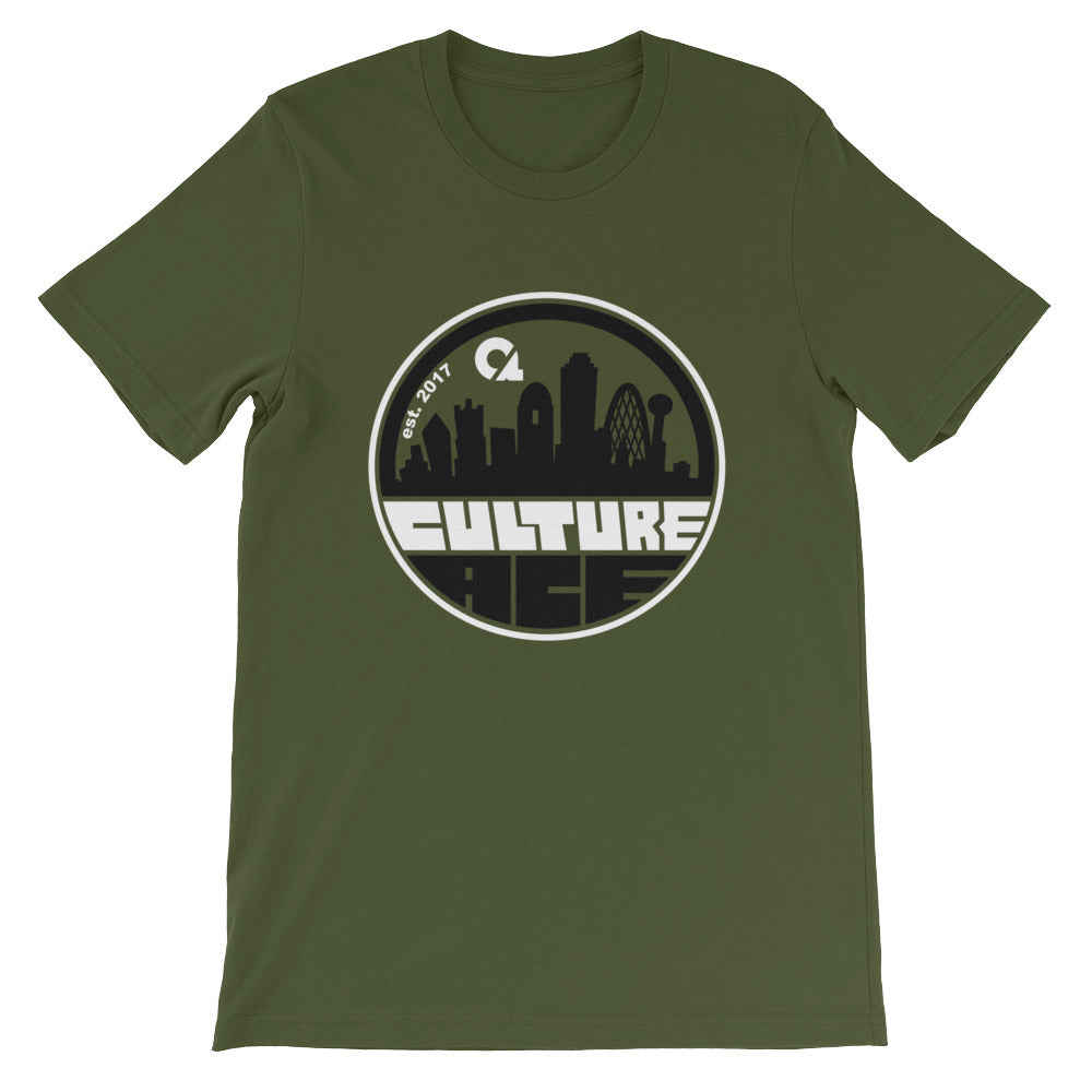 Culture Ace Dallas Skyline Black/White Graphic T-Shirt
