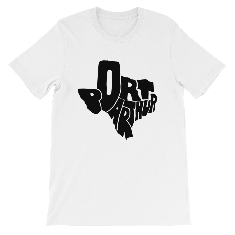 Port Arthur Texas Black Print T-Shirt