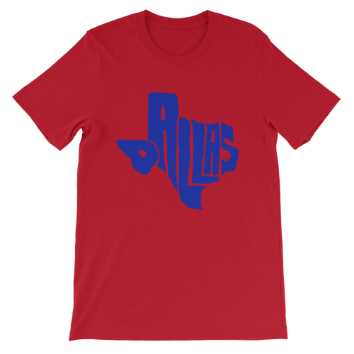 Dallas Texas Blue Print T-Shirt