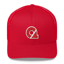 Trucker Cap - Red CA Logo w/White Trim