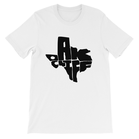 Oak Cliff Texas Black Print T-Shirt