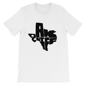 Oak Cliff Texas Black Print T-Shirt