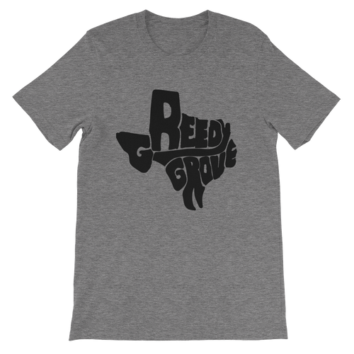 Greedy Grove Texas Black Print T-Shirt
