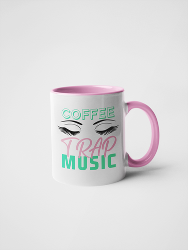 Coffee Lashes Trap Music - Mug